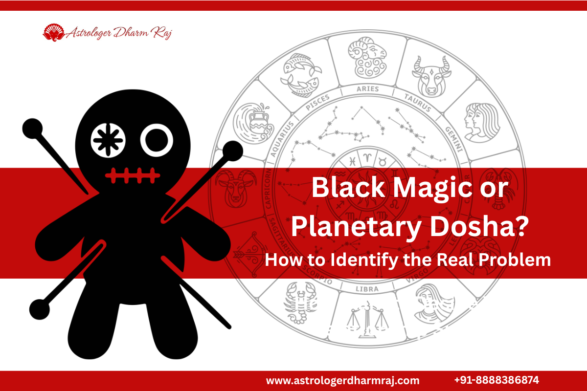 Black magic removal astrology consultation by Astrologer Dharm Raj for negative energy and occult problem solution